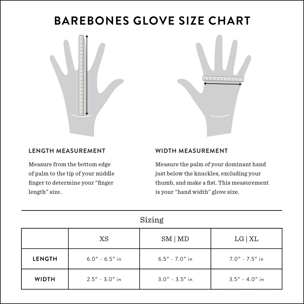 Glove Size Chart