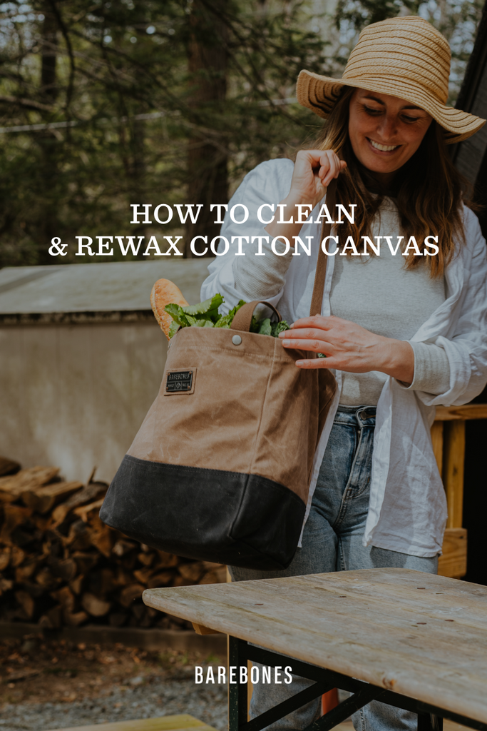 How To Clean & Rewax Cotton Canvas Fabric