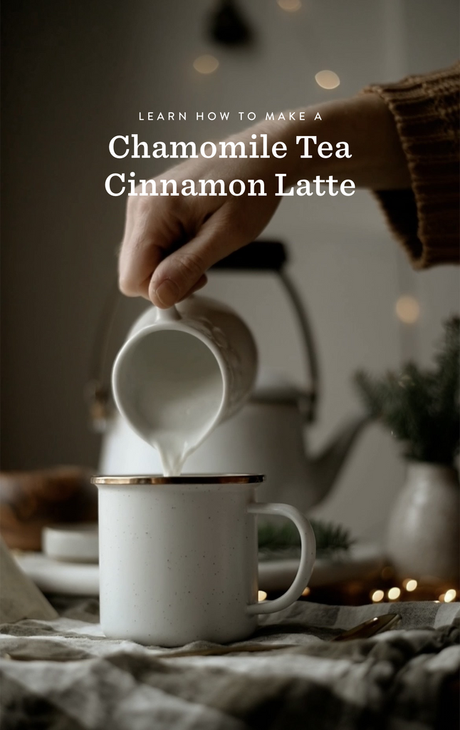 Learn How To Make A Chamomile Tea Cinnamon Latte
