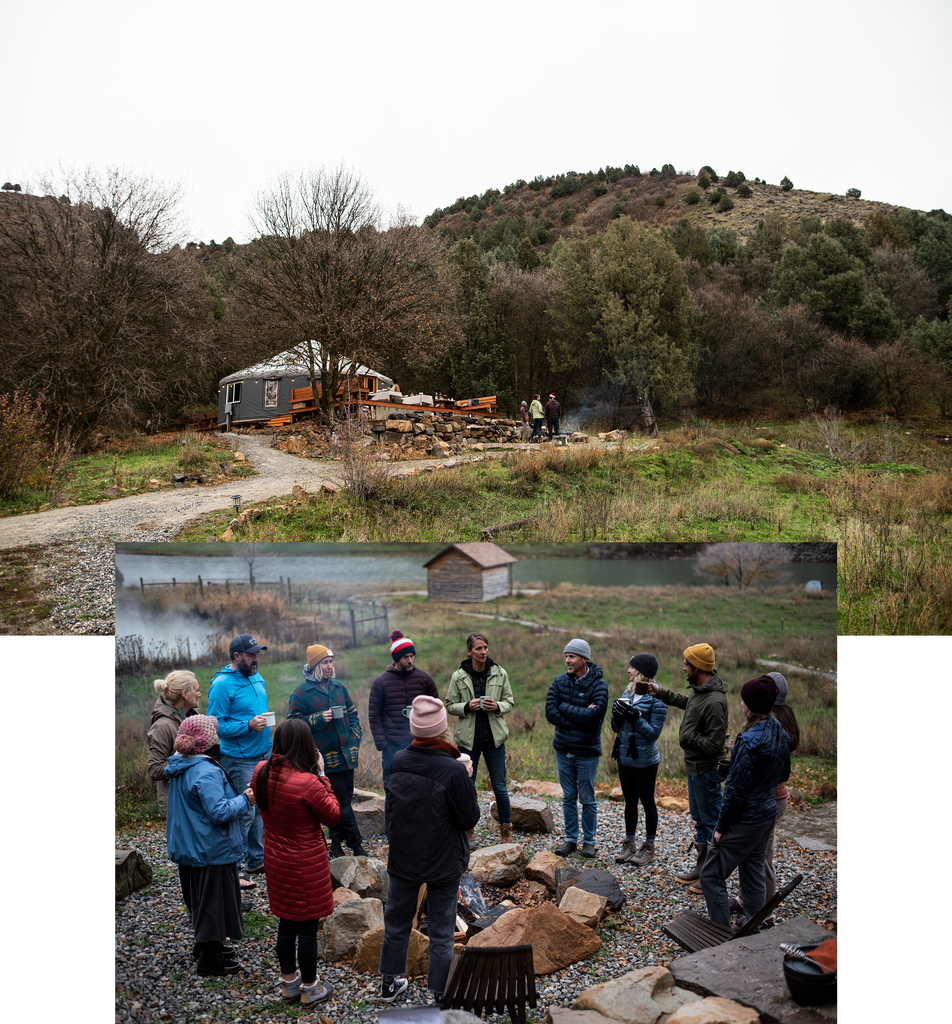 Yurt & Fire pit