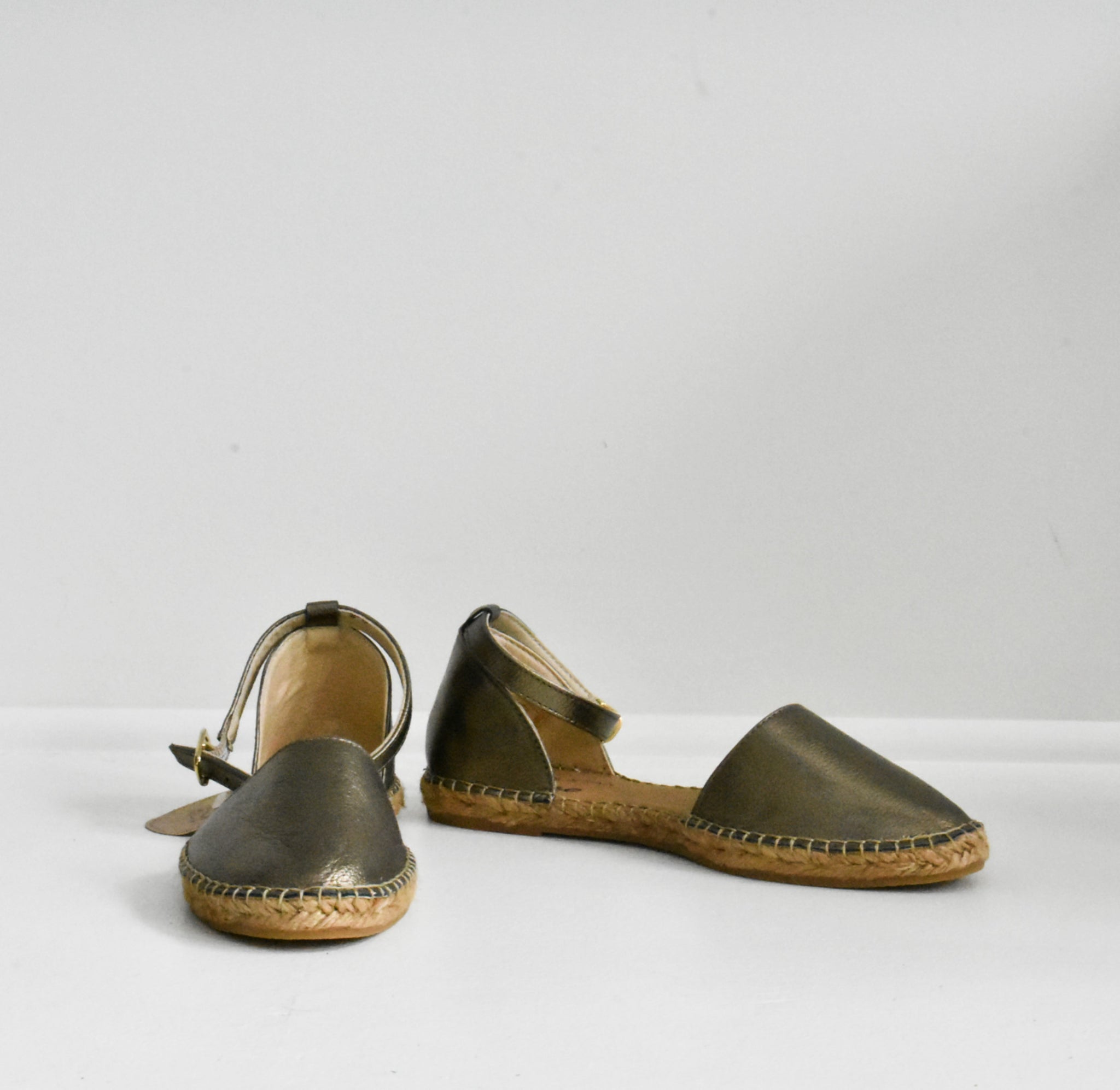 Espadrilles in Metallic Bronze – The 