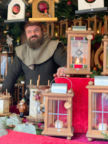 Holzlaternenstand - Rothenburger Weihnachtsmarkt