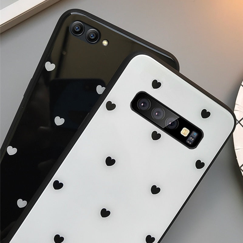 Herz Panzerglas Hulle Case Gratis Anhanger Fur Samsung Galaxy S S Plus S Ultra S Fe S10 S10 Plus S10e S9 S9 Plus S8 S8 Plus Note Ultra 10 10 Plus 9 Zitocases