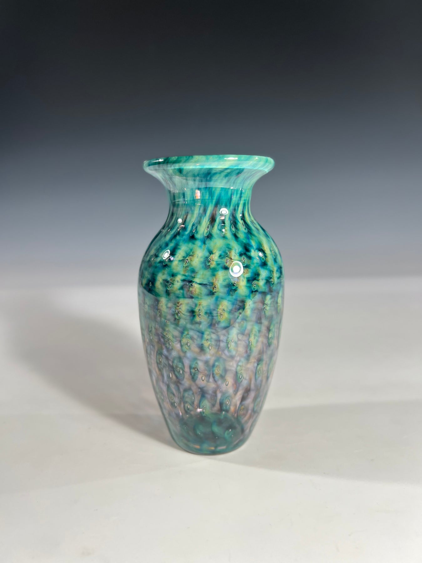 Handpainted Peacock Vase – Carolina K