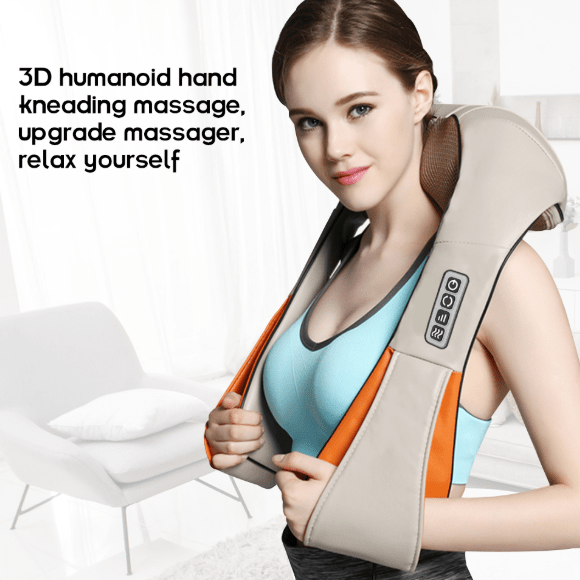 Electric Shiatsu Shoulder & Neck Massager Machine – RadWish