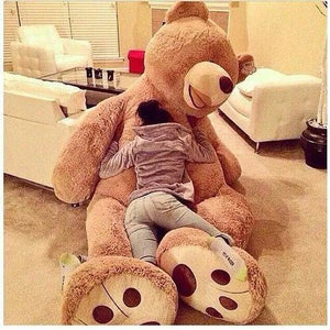 giant fluffy teddy bear