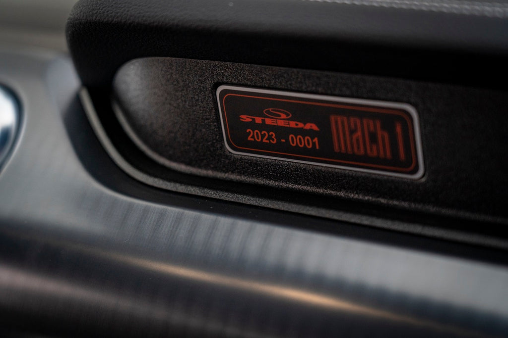 Steeda Q767 Mach 1 Interior badge