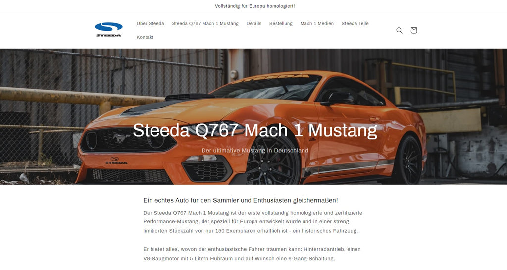 Steeda Germany Home Page