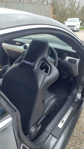 Corbeau Seats for Mustang GT in Steeda Q500 Enforcer