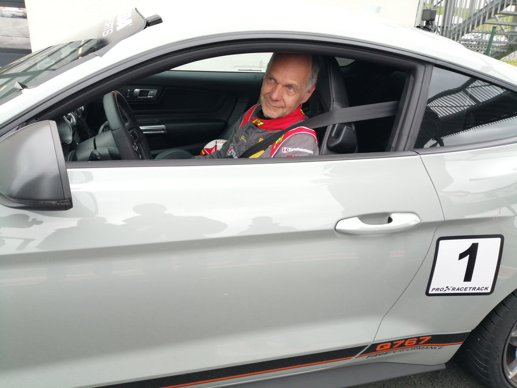 Wolfgang Weber in Steeda Q767 Mach 1 Mustang