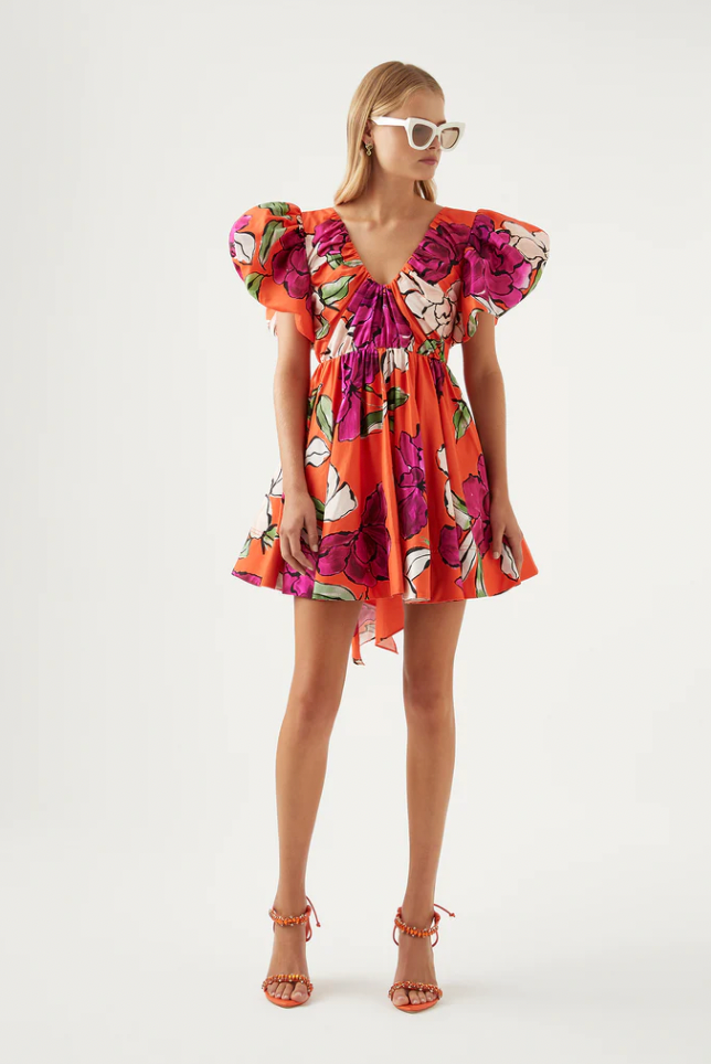 Aje - Gretta Bow Back Mini Dress | All The Dresses