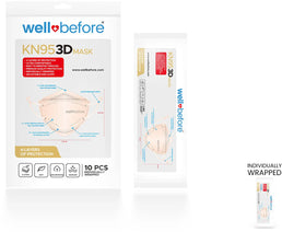 KN95 Face Mask | Individually Wrapped, Elastic Ear Loops - Bag of 10 Nav Image 51