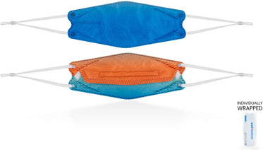 KN95 Face Mask | Individually Wrapped, Elastic Ear Loops - Bag of 10 Nav Image 79