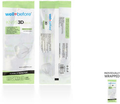 Kids KN95 3D Mask | Individually Wrapped, Elastic Ear Loops - Bag of 10 Nav Image 26
