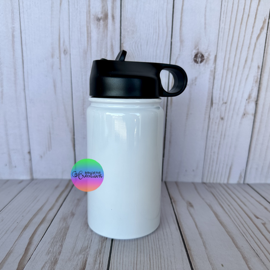 12oz Sippy with 2 Lids Sublimation Stainless Steel Tumbler Blank – Grateful  Glitters