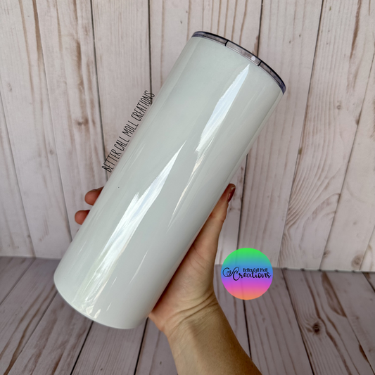 30oz Matte Skinny Sublimation Tumbler – Better Call Moll Craft Shop