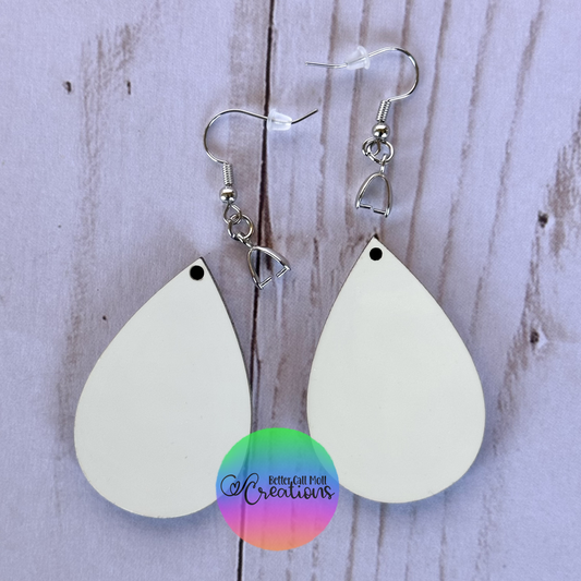 1.5 Teardrop Earring Sublimation Blanks – Better Call Moll Craft Shop
