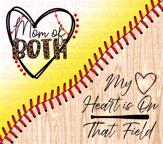 Softball Tumbler, Softball Mom Tumbler, Softball Mom Glitter Tumbler