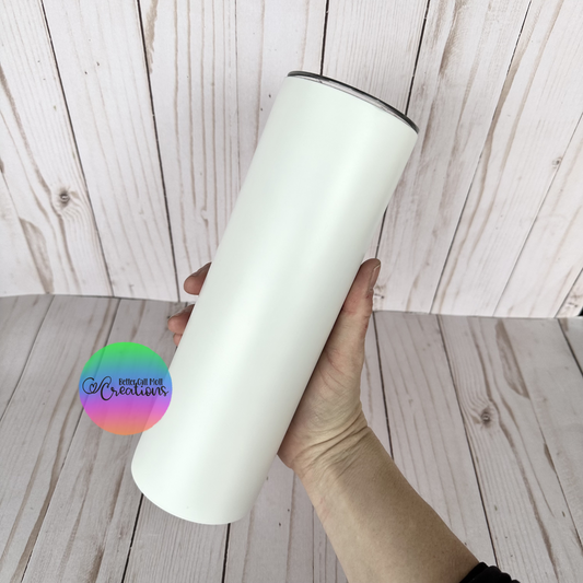 30oz Glossy FLAT EDGE Skinny Sublimation Tumbler – Better Call Moll Craft  Shop