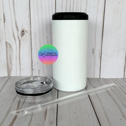 4 in 1 Can/Bottle Cooler 16oz Sublimation Blank Tumbler – Easy Tumblers