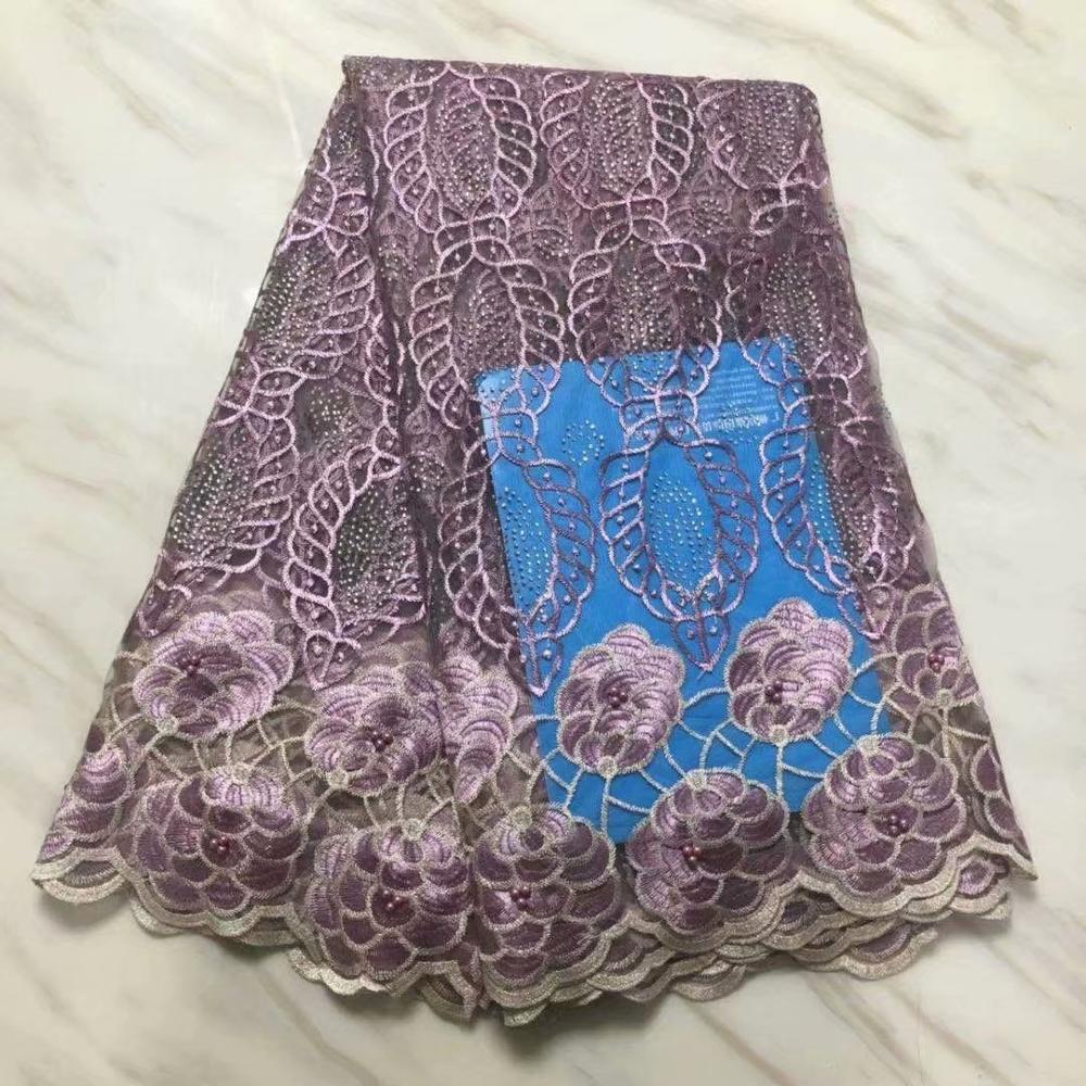 purple lace fabric