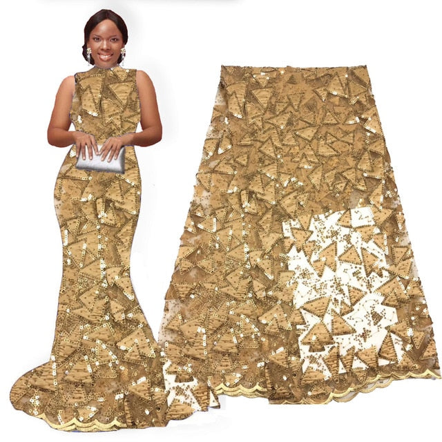 gold aso ebi styles