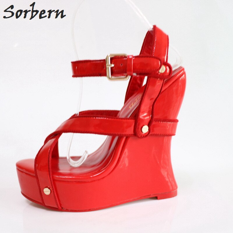 red wedges size 10