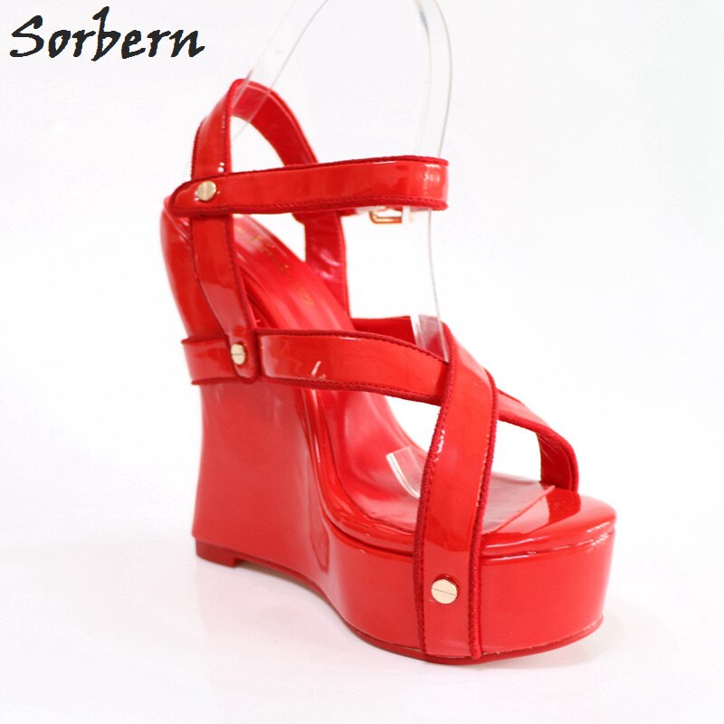 red wedges size 10