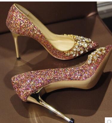 Luxury Bling Bling Pumps Crystal 