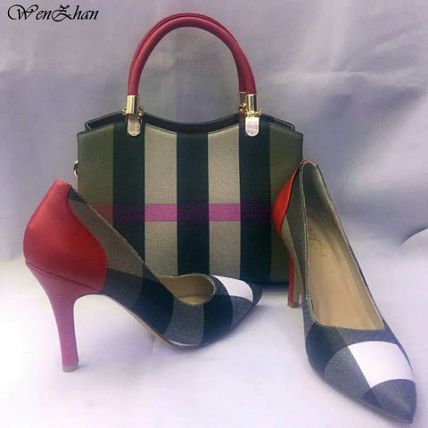 designer shoes and bags to match