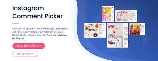 Instagram Comment Picker - Applications pour Organiser un Jeu Concours Instagram
