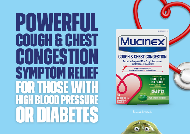 Mucinex® Cough & Chest Congestion Fast-Release Liquid Gels