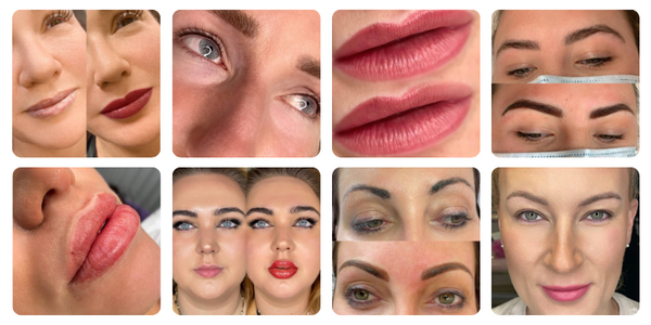 Examples of Permanent Makeup Trainer Bronwyn's Work