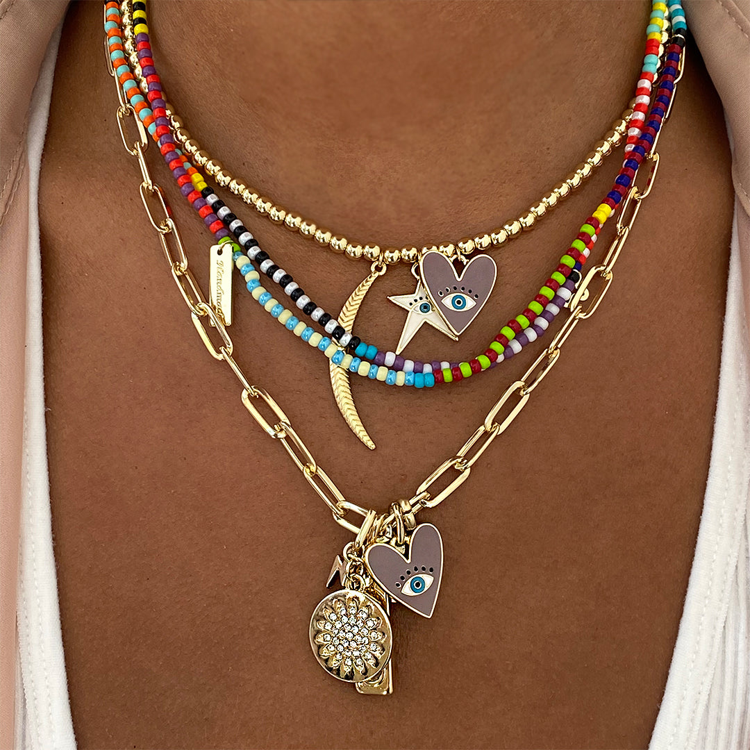 Multi Charm Bead Necklace – Jennifer Miller Jewelry