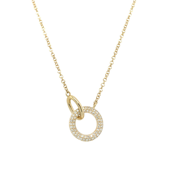 Diamond Interlocking Necklace – Jennifer Miller Jewelry