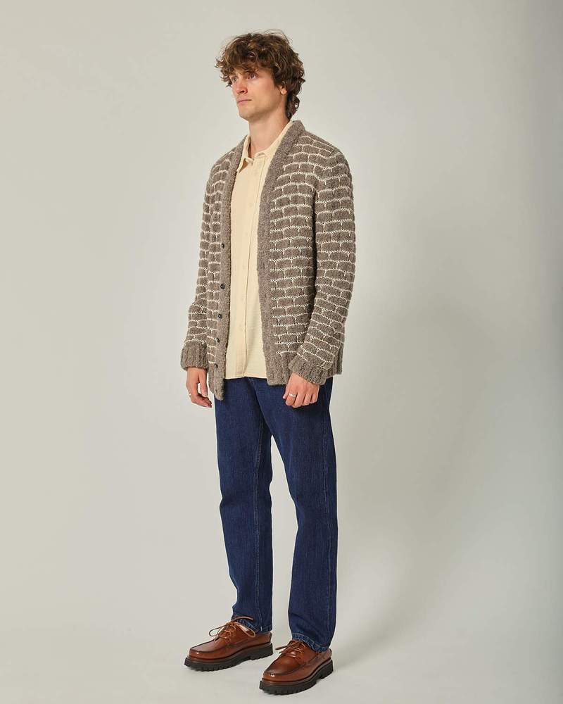 Fall Cloud Pima Cardigan – Whiskey & Leather