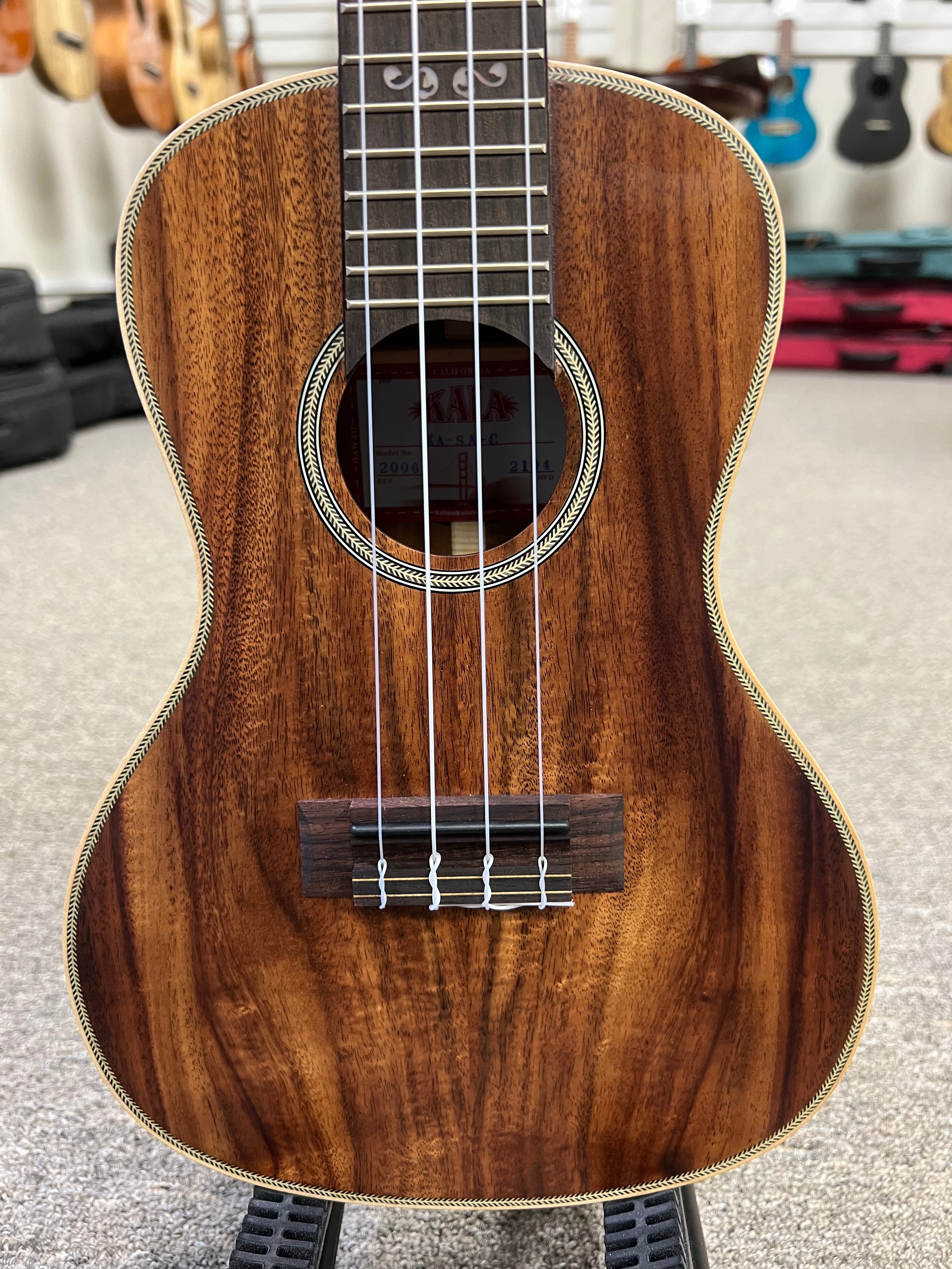 KALA KA-SA-C Solid Acacia Concert Ukulele
