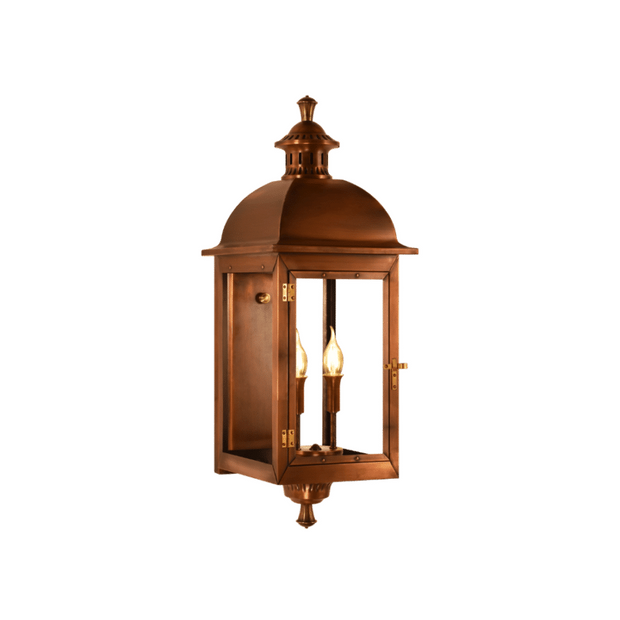 Biltmore Gala Gas or Electric Copper Lantern