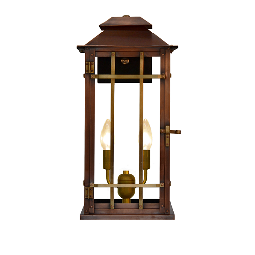 The CopperSmith Pebble Hill Gas and Electric Lantern Pebble Hill Gas and  Electric Copper Lanterns PH20-22-29PH Pebble Hill