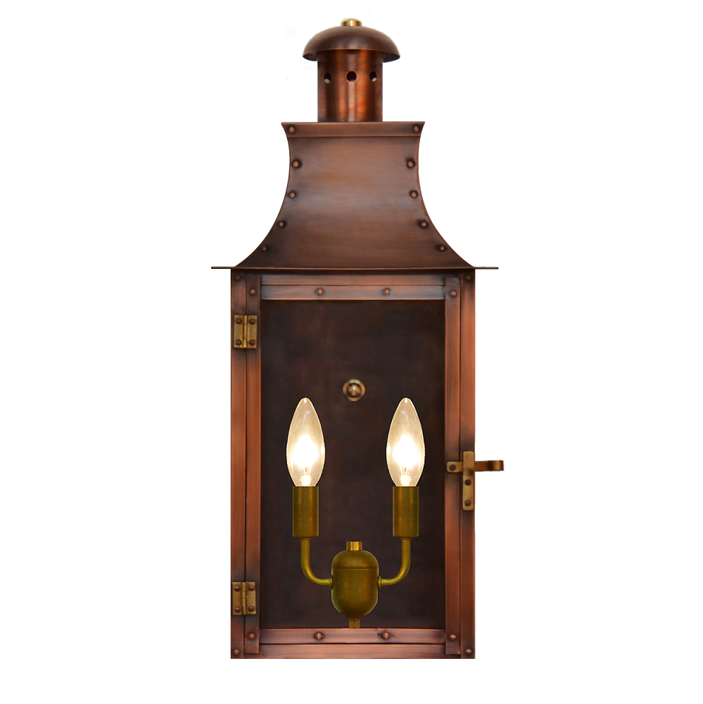 The CopperSmith Pebble Hill Gas and Electric Lantern Pebble Hill Gas and  Electric Copper Lanterns PH20-22-29PH Pebble Hill