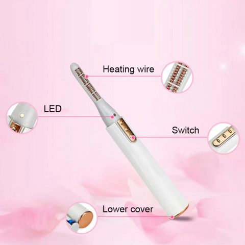 Heated Eyelash Curler, Eyelash Curler, Electric Eyelash Curler, Eyelash, Curler