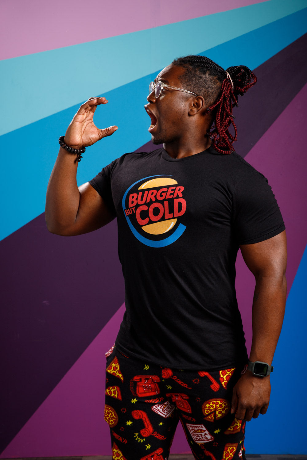 Black Burger But Cold Parody Tee