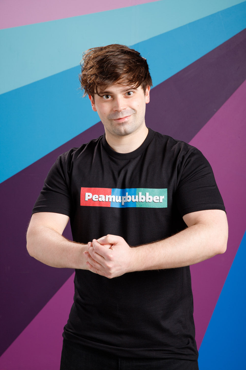 Black Peamupbubber Parody Tee