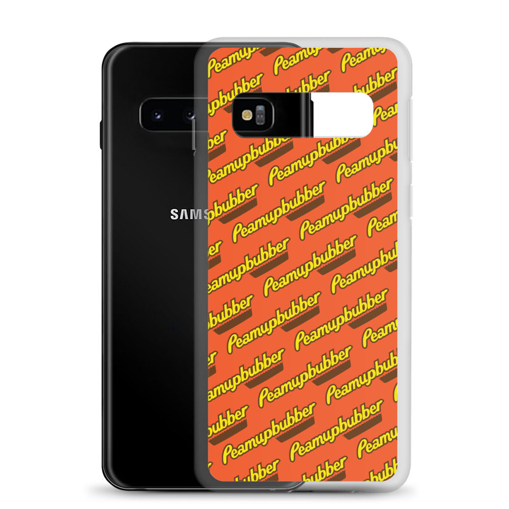 Orange Peamupbubber Samsung Case