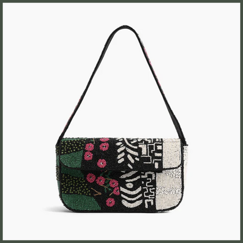 Enchanted Beaded Shoulder Bag