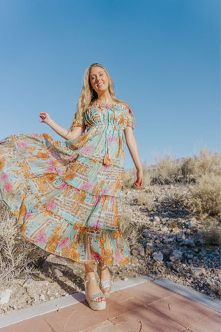 Floral beach Dress