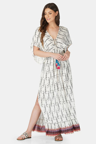 boho tribal maxi dress 