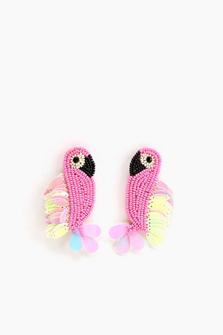 parrot bird earrings