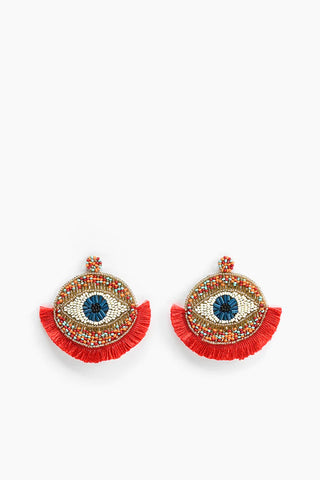 evil eye goodluck earrings