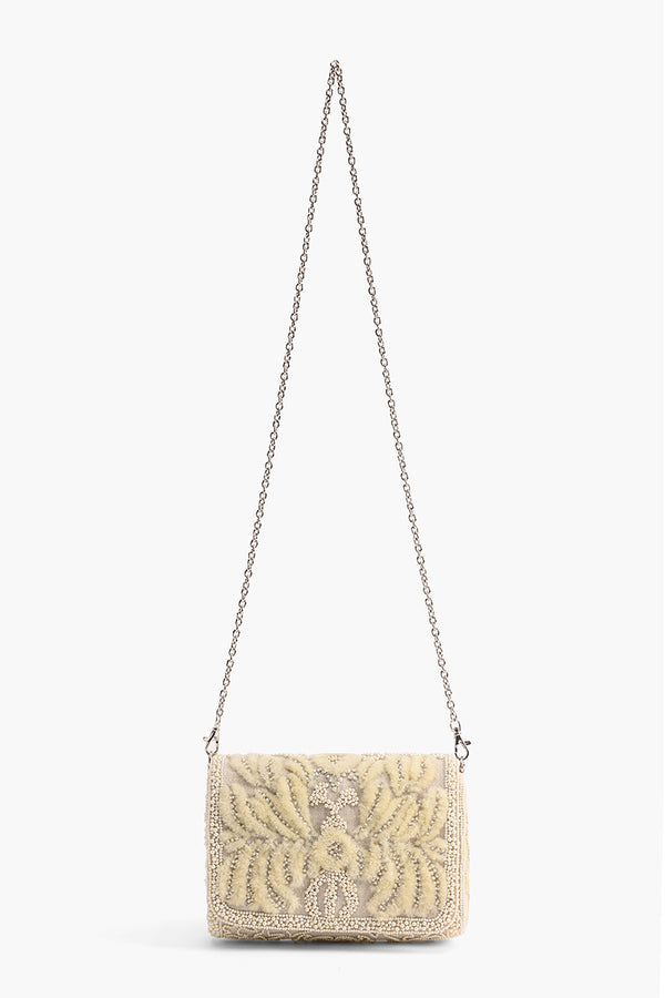 Tigerlily Beaded Shoulder Bag